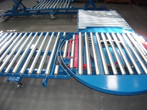 Custom built roller conveyor