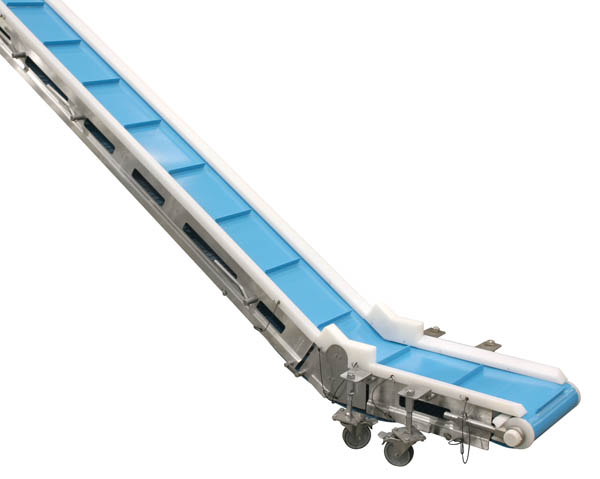 stainless steel elevating belt conveyor 